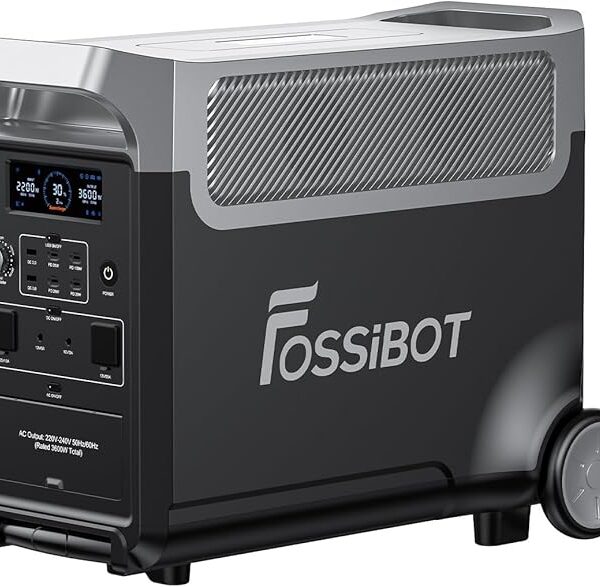 FOSSiBOT F3600 Pro Draagbare krachtcentrale + 1x Fb3840 Verlengbatterij